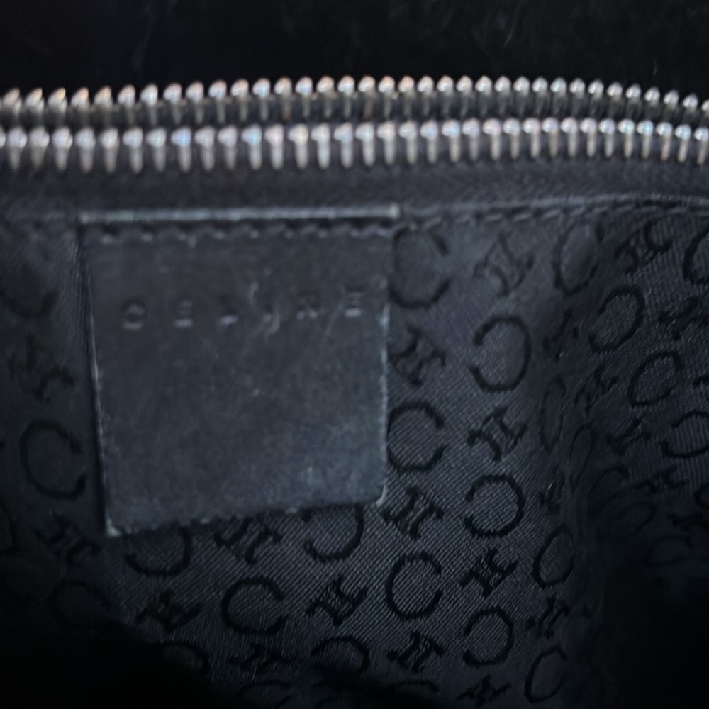 Celine Brown and Black Macadam Shoulder‎ Bag Tote GUC - Picture 15 of 17